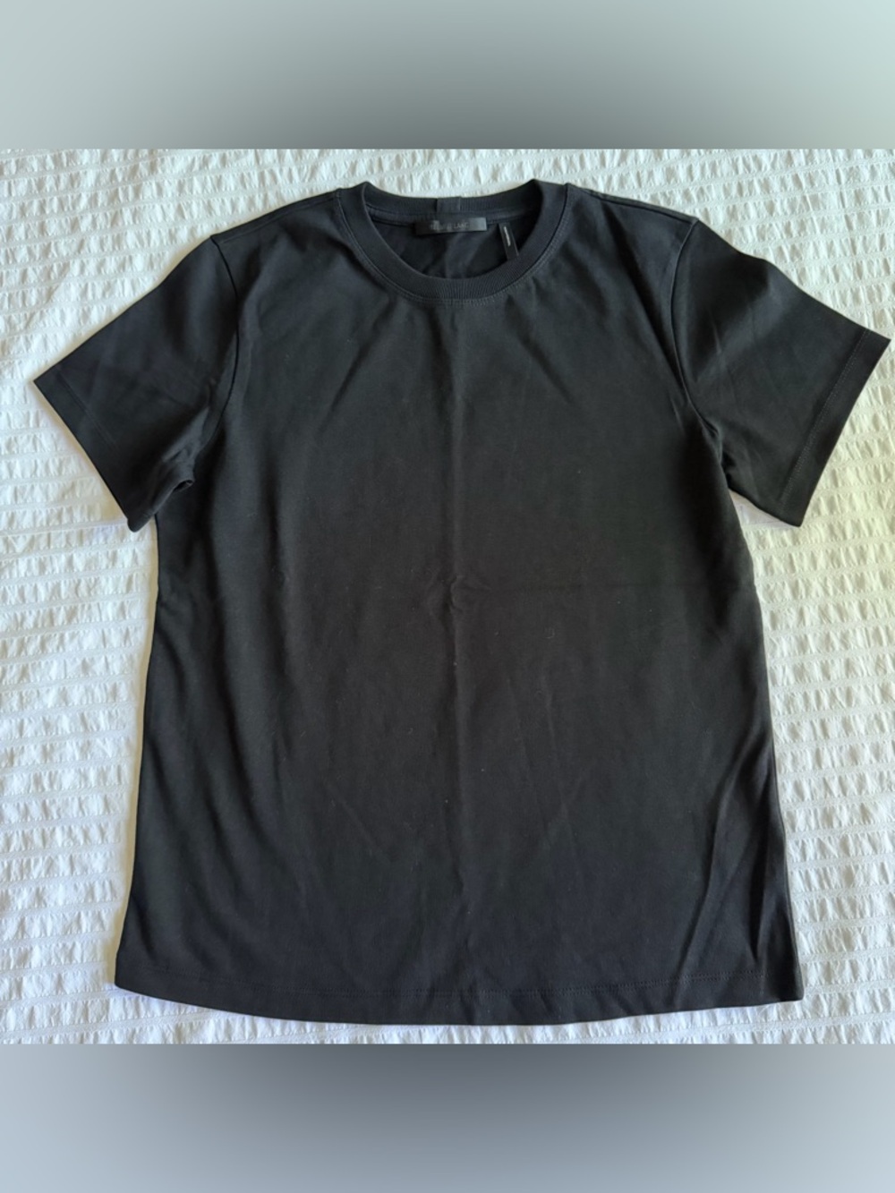 Helmut Lang Black Short Sleeve Crewneck Tee